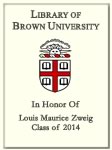 Louis Maurice Zweig, Class of 2014