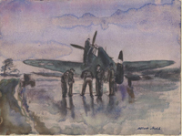 At an Airfield in Northern Ireland '44
