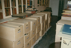 "The Keep" during "Operation Book-Out," March 1967, Nightingale-Brown House.
