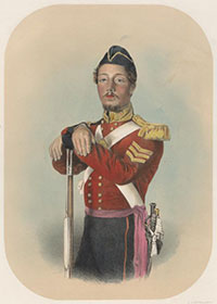Sergeant Mins, Coldstream Guards, Crimea, c. 1855
