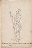 one of 15 original unsigned pencil and ink drawings, attr. to Loutherbourg