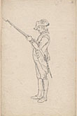 one of 15 original unsigned pencil and ink drawings, attr. to Loutherbourg
