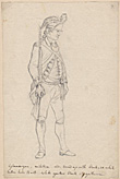 one of 15 original unsigned pencil and ink drawings, attr. to Loutherbourg