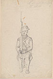 one of 15 original unsigned pencil and ink drawings, attr. to Loutherbourg