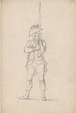 one of 15 original unsigned pencil and ink drawings, attr. to Loutherbourg