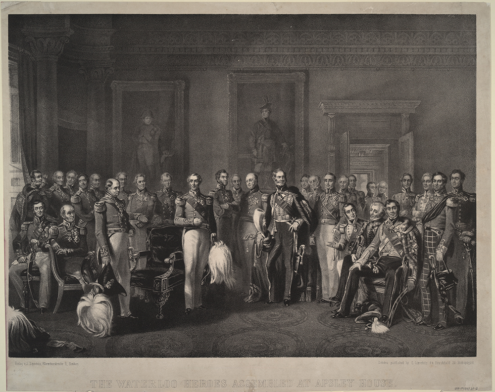 Waterloo heroes assembled at Apsley House