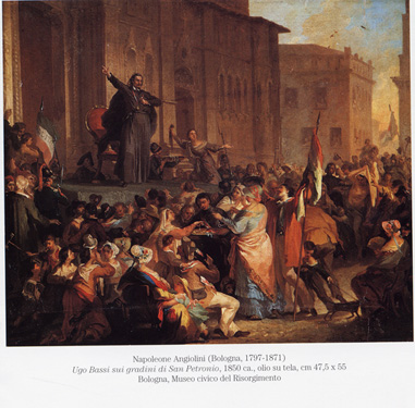 Angiolini, U. Bassi on the Steps of S. Petronio