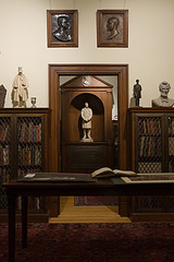 View into McLellan Lincoln rooms, John Hay Library
