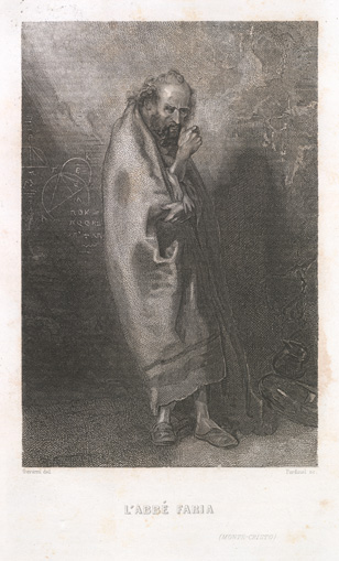 "L’Abbé Faria." by Paul Gavarni