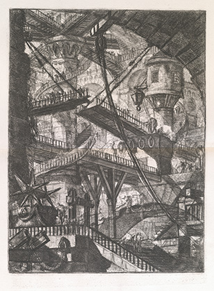 "Le carceri d’invenzione. No. VII." by Giovanni Battista Piranesi