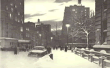 Lower Fifth Avenue, Lithograph by Stow Wengenroth