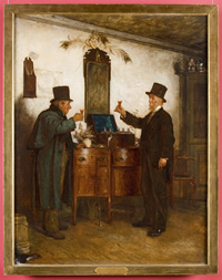 A Glass with the Squire, Eastman Johnson, 1880