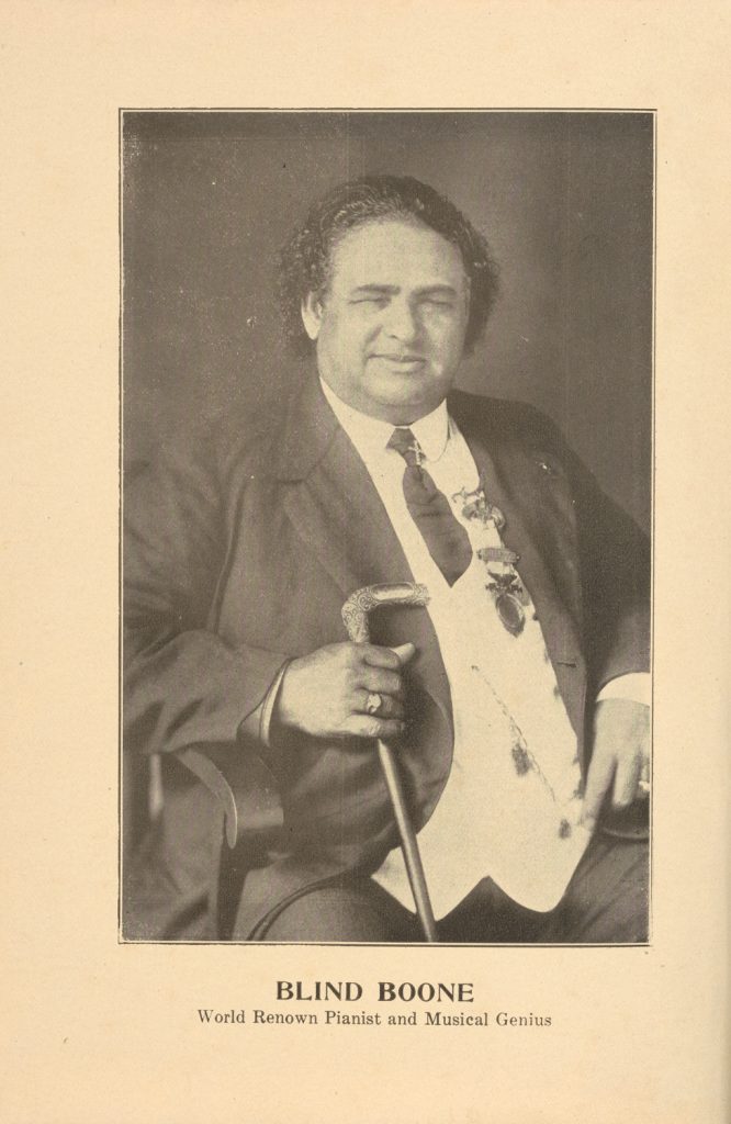 Blind Boone: World Renown Pianist and Musical Genius