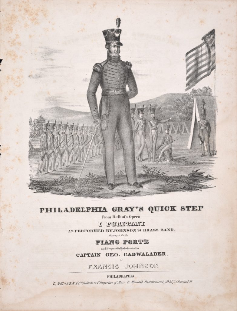 Philadelphia Gray's Quick Step: From Berlini's Opera I Puritani, as Performed by Johnson's Brass Band