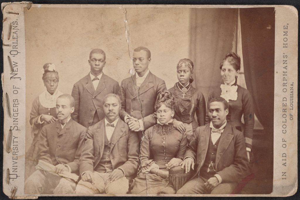 University Singers of New Orleans, in Aid of Colored Orphans' Home of Louisiana