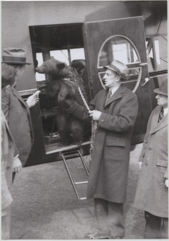 Bruno III arrives by plane Bruno III arrives by plane