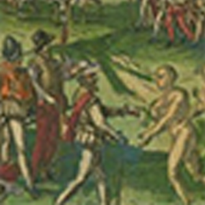image of colonizers meeting indigenous people
