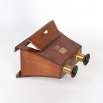 antique wooden stereograph viewer, featured image for Shadow Plays, Brown University Digital Publications