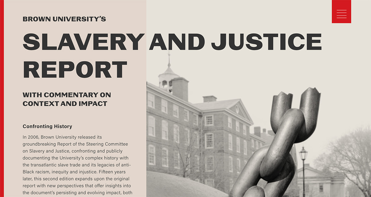digital cover for the Slavery and Justice Report