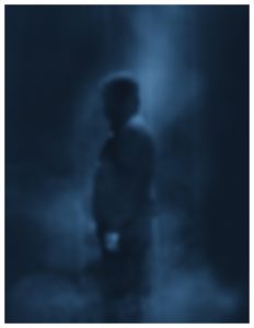 person in silhouette, cover image for the book Mortevivum: Photography and the Politics of the Visual
