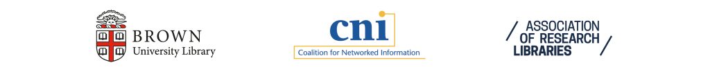 Logos: Brown University Library, Coalition for Networked Information (CNI), Association of Research Libraries