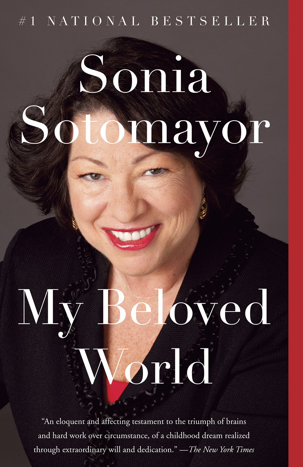 Sonia Sotomayor My Beloved World Book Cover
