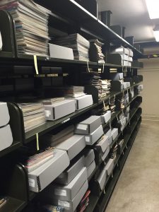 Files on shelves