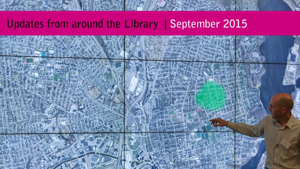 Library Updated Updates from Around the Library | September 2015 : Brown University ...