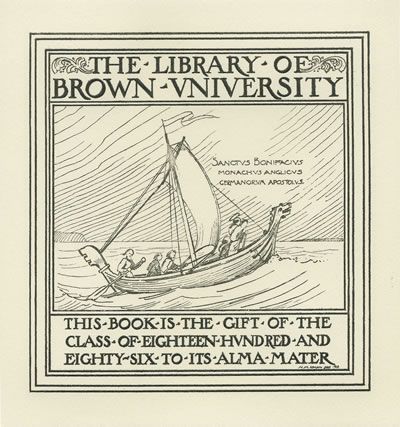 sample of digital bookplate image