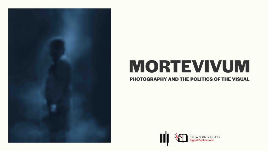 Image from digital edition cover with blurry blue image of a human on the left and the title in black on off white ground on right with MIT and BUDP logos