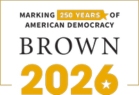 Marking 250 years of American democracy – Brown 2026 (logo mark)