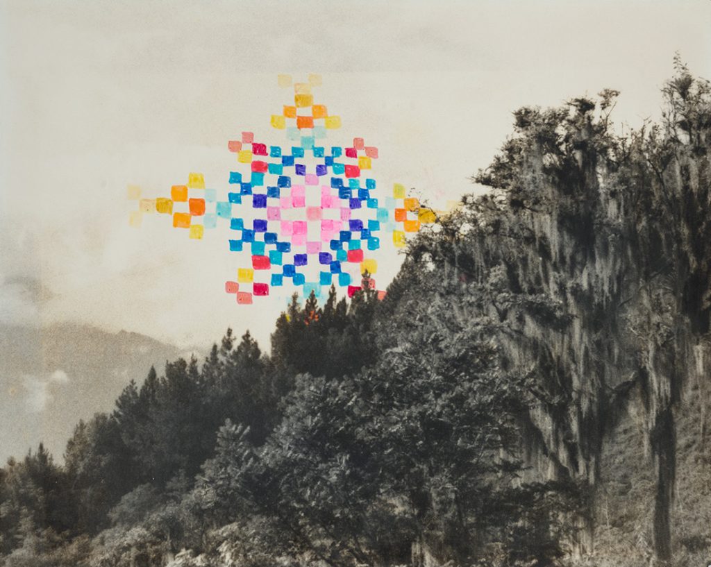 Ya viene [It's Coming]. Trazos [Strokes] series, November 26, 1981. Photograph, marker.