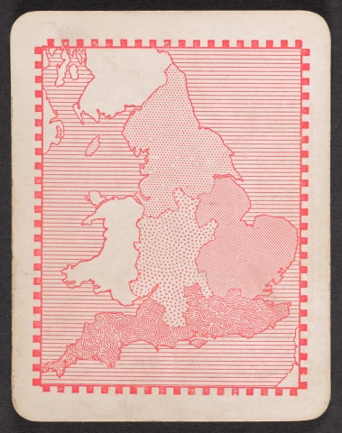 Red line drawing of the British Isles