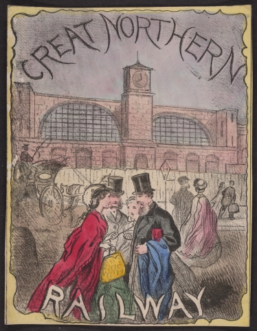 "Railway Travellers" card: Great Northern