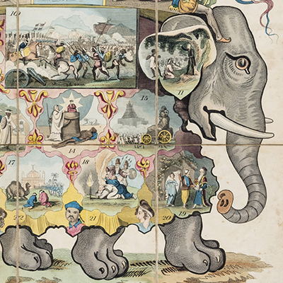 The Noble Game of the Elephant and Castle, or Travelling in Asia