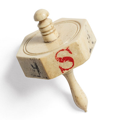 Ivory teetotum