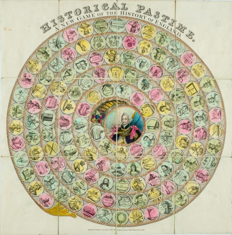 "Historical Pastime" board, William the Fourth