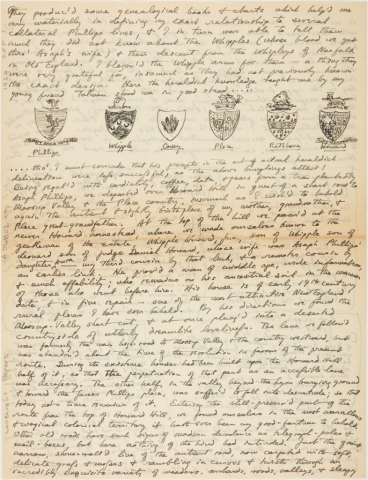 Fig. 1eii. Letter from H. P. Lovecraft to Maurice W. Moe, September 1, 1929. Brown University Library, Special Collections.