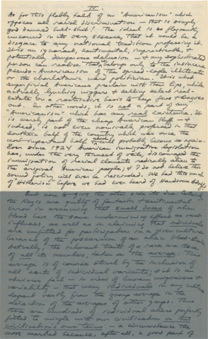 Fig. 2fiv. H. P. Lovecraft. Lovecraft, Howard P. to Shea, J. Vernon, September 25, 1933. Page 7.