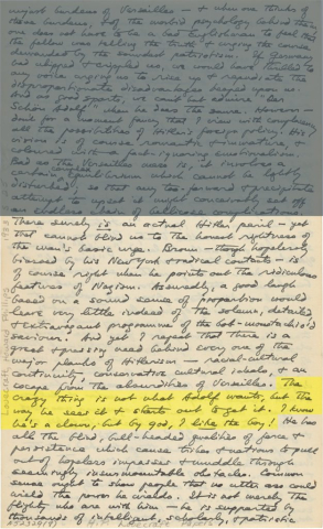 Fig. 2fvii. H. P. Lovecraft. Lovecraft, Howard P. to Shea, J. Vernon, September 25, 1933. Page 16.