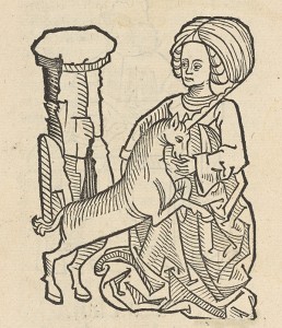  "Unicornus" Ortus Sanitatis Mainz: Jacob Meydenbach, 23 June 1491 Woodcut Albert E. Lownes Collection of Significant Books in the History of Science, John Hay Library