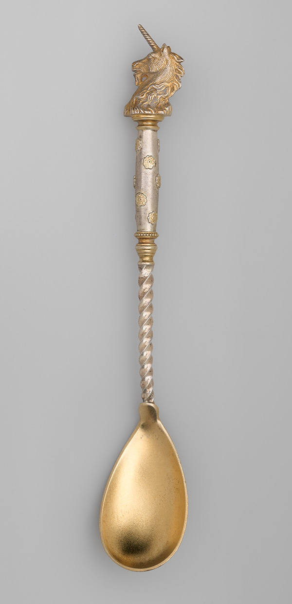 Egg Spoon, ca. 1879 Gorham Manufacturing Company (manufacturer) American, Providence, RI, 1831- Silver with gilding, 14 cm The Gorham Collection. Gift of Textron Inc. 1991.126.72.10 Museum of Art, Rhode Island School of Design, Providence Photography by Erik Gould, courtesy of the Museum of Art, Rhode Island School of Design, Providence