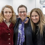 Harriett Hemmassi with two colloquium attendees