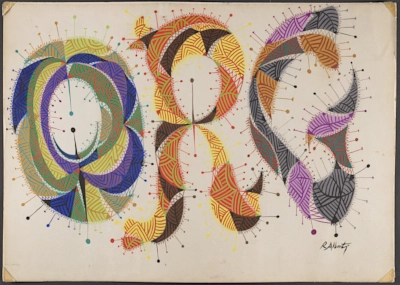 Cartel original para *ORG* de Rafael Alberti