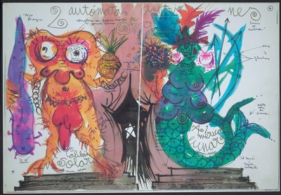 Dos Autómatas anfitriones. Calibán solar y América lunar.