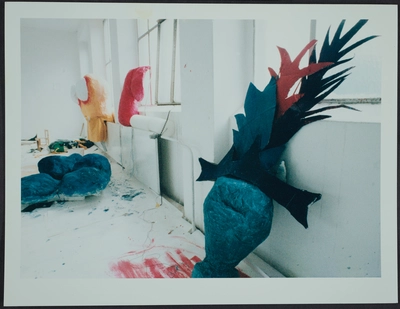 Fotografías de la instalación y la performance de Fernando Birri: Ars Magna Lucis et Umbrae. European Media Art Festival, 1992.