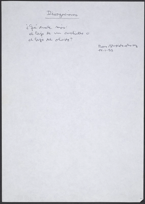 Ahora sé lo que quiere decir llagado de amor, yo estoy