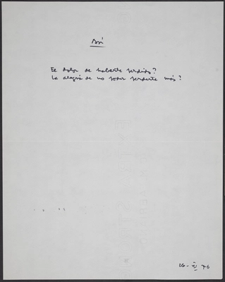 Ahora sé lo que quiere decir llagado de amor, yo estoy