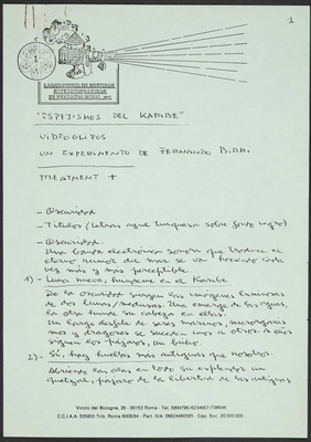 Serie Espejismos del Karibe. Videoglifos. Un experimento de Fernando Birri.