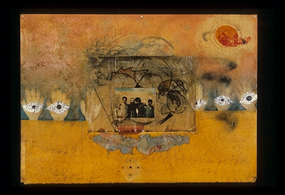 Diapositivas de L’occhio, il lupo, la luna nell’imbuto cosmico [El ojo, el lobo, la luna en el embudo cósmico]. Serie Fotoglifos.